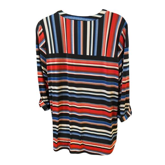 Ava & Grace Plus Size Striped Tunic Top 3X – Western Inspired - Picture 3 of 5